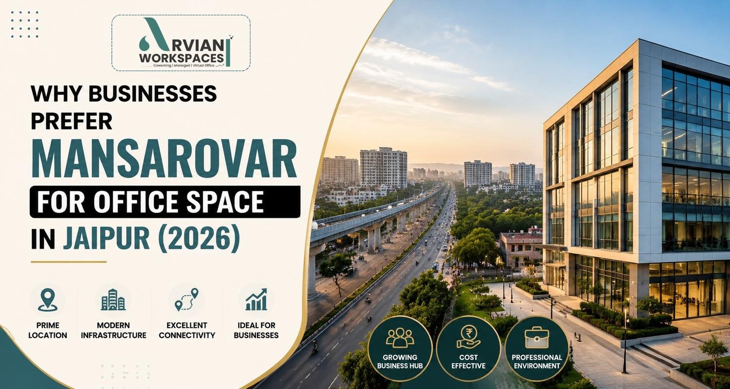 Why Businesses Prefer Mansarovar for Office Space in Jaipur