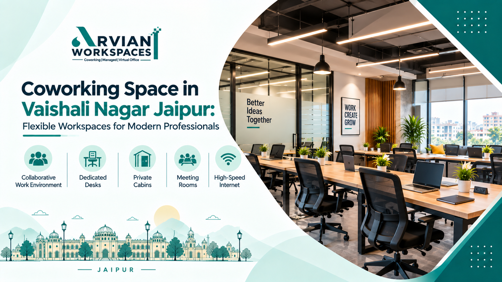 coworking space in vaishali nagar jaipur