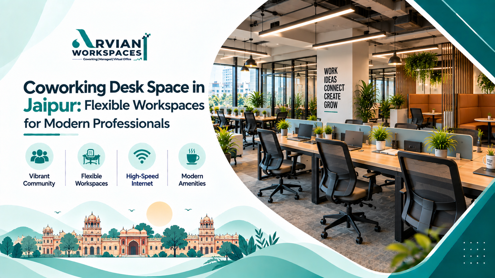 Coworking Desk Space