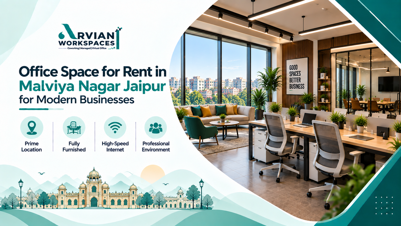 office space for rent in malviya nagar jaipur